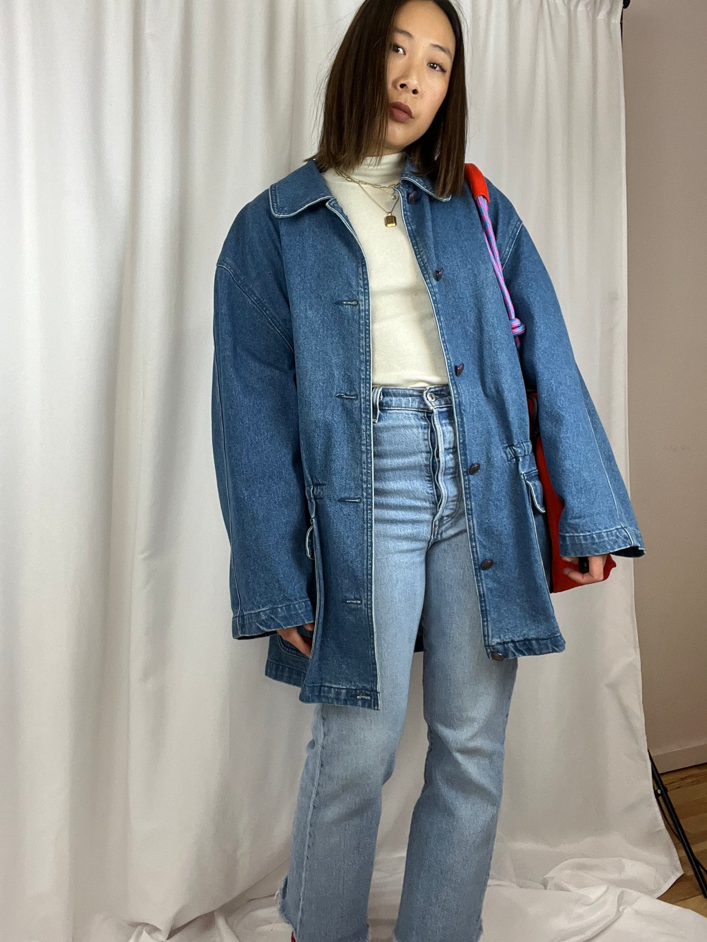 MACKINTOSH DENIM CHORE COAT