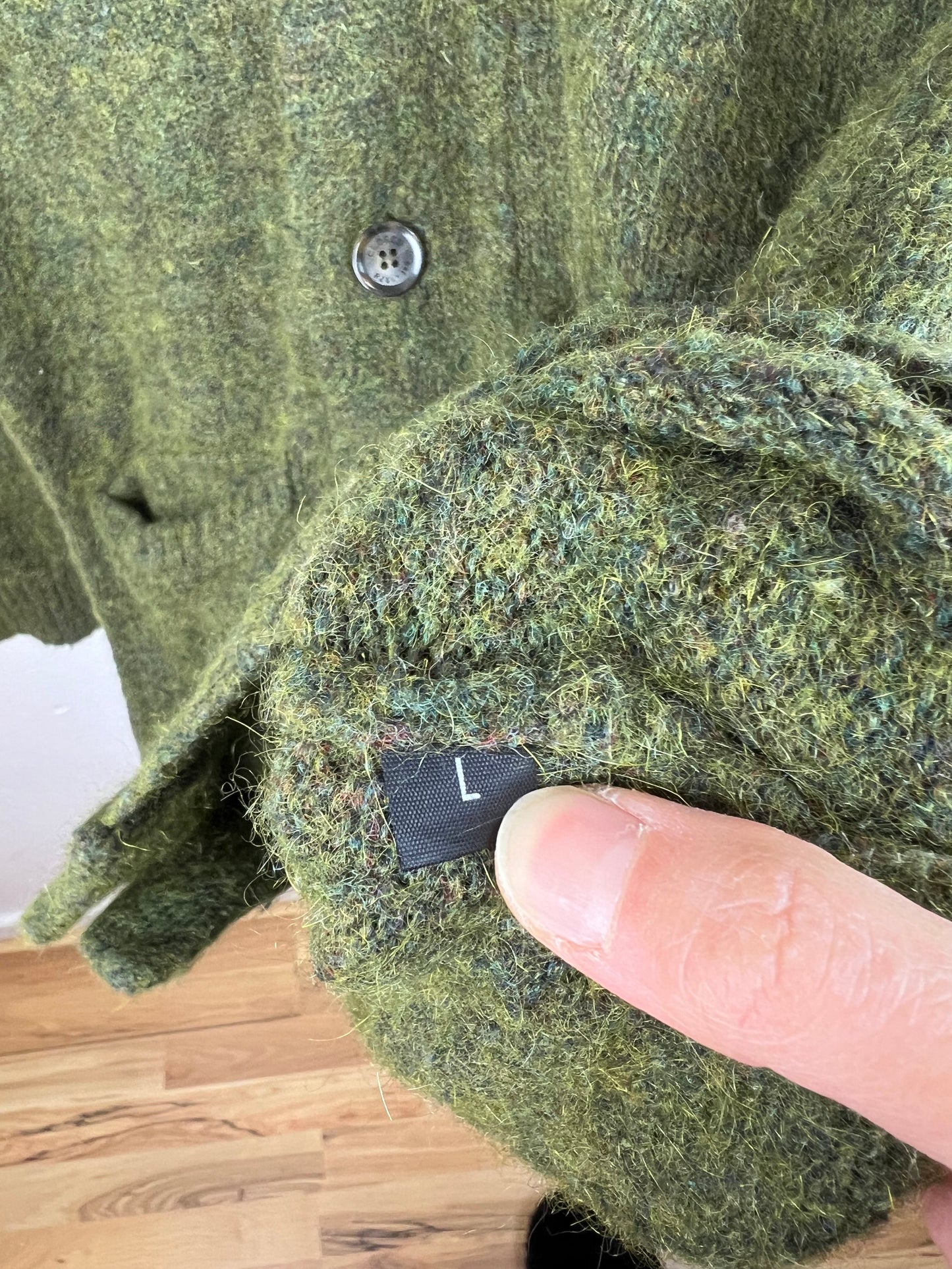 MADE IN ITALY WOOL CARDIGAN