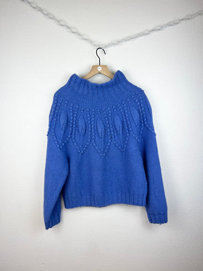 HANDMADE PERIWINKLE SWEATER