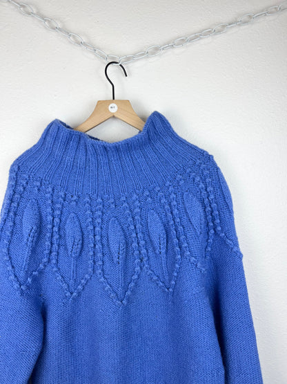 HANDMADE PERIWINKLE SWEATER