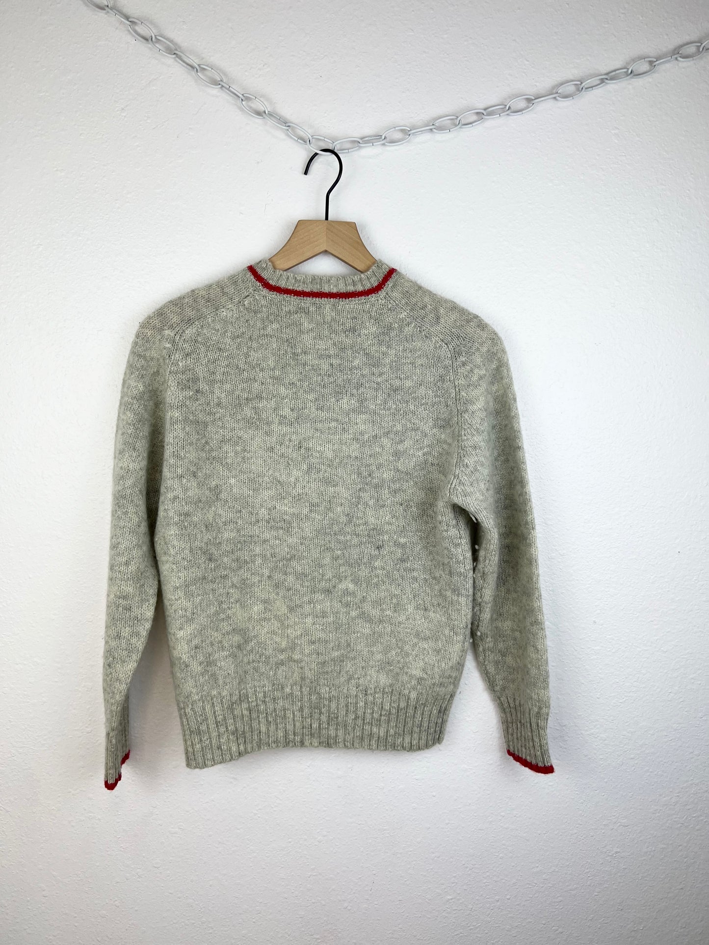 GREY WOOL SWEATER