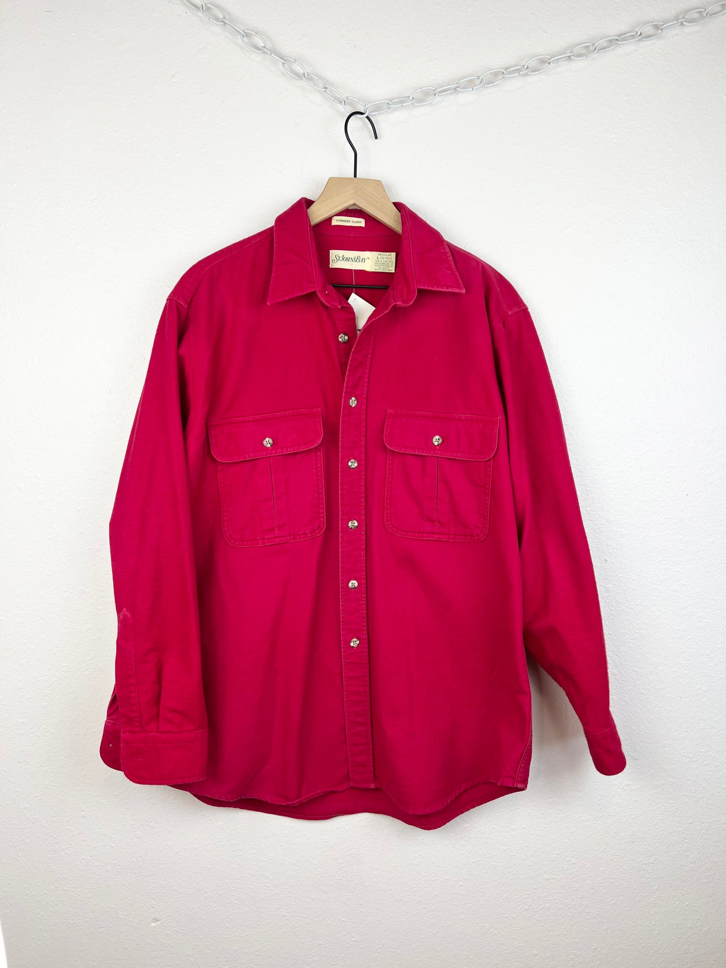 VINTAGE ST. JOHN'S BAY RED SHACKET