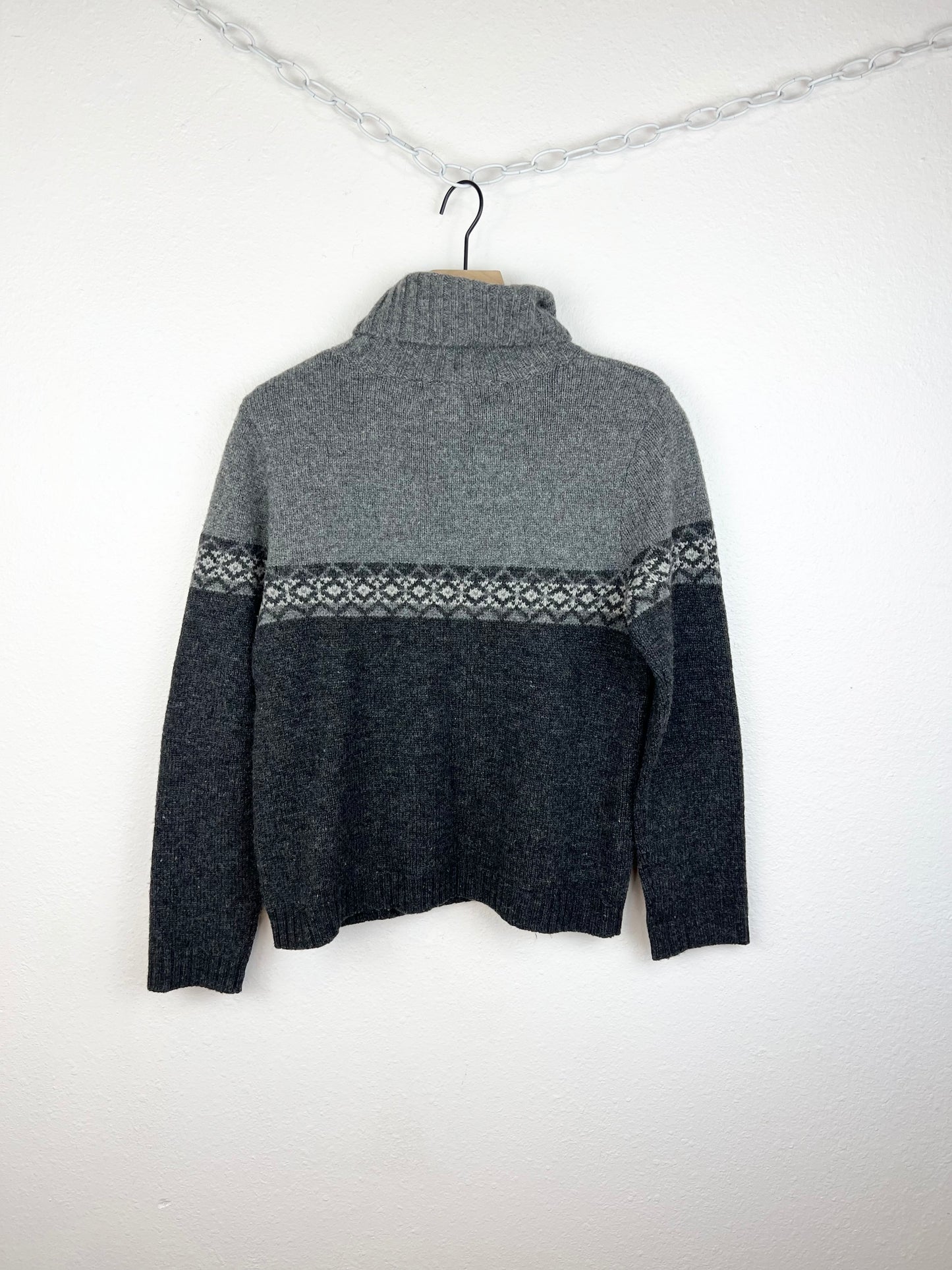 EDDIE BAUER HENLEY WOOL SWEATER