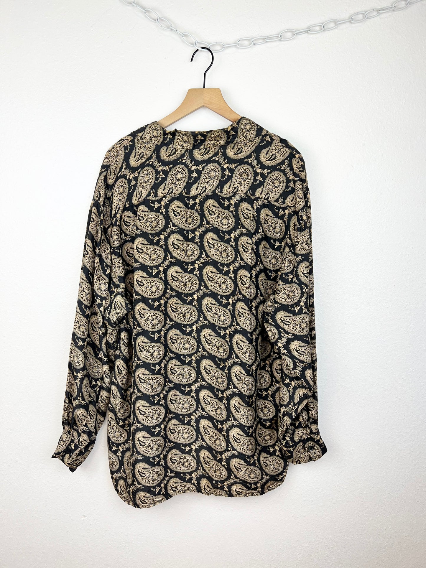 SILK PAISLEY BLOUSE