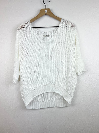 MEO MELI OVERSIZE OPEN KNIT TOP