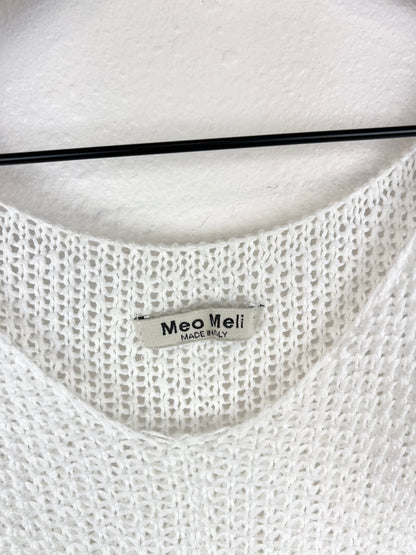 MEO MELI OVERSIZE OPEN KNIT TOP