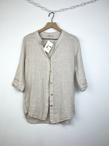 LINEN 3/4 SLEEVE BLOUSE