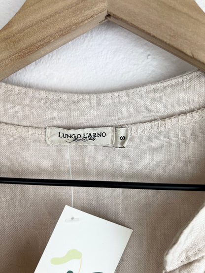 LINEN 3/4 SLEEVE BLOUSE