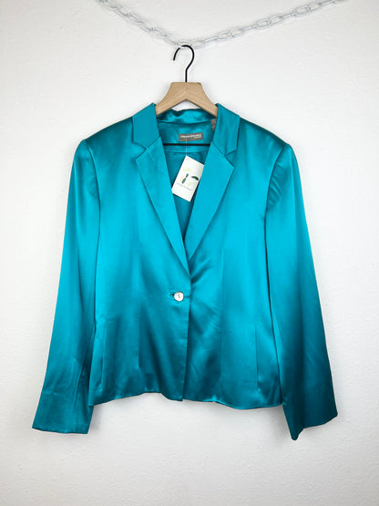 SILK 1-BUTTON BLAZER