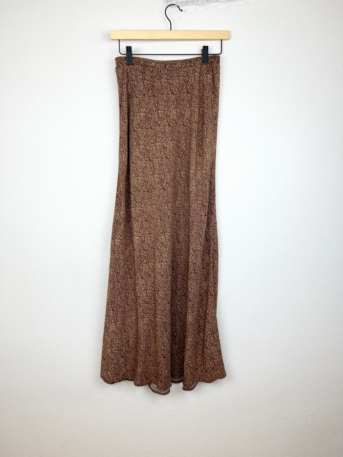 BURNT SIENNA MAXI SKIRT