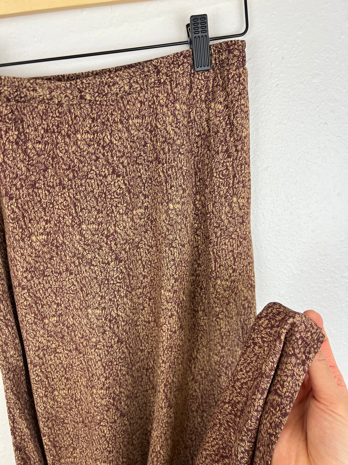 BURNT SIENNA MAXI SKIRT