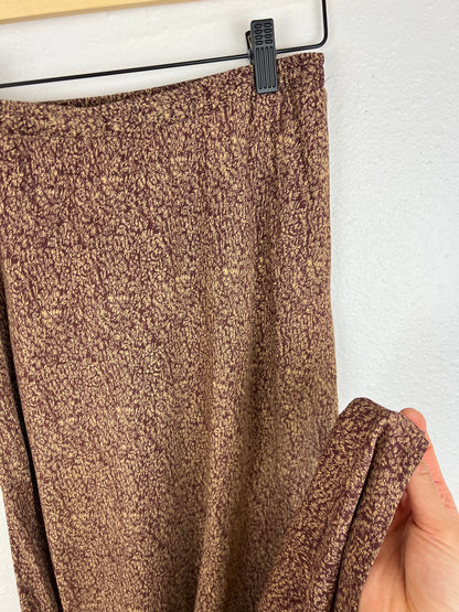BURNT SIENNA MAXI SKIRT