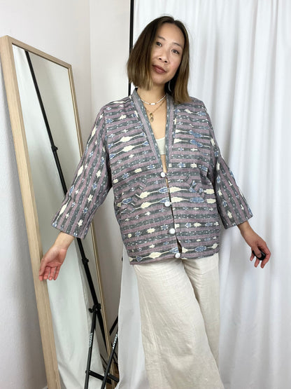 REVERSIBLE HANDMADE KIMONO
