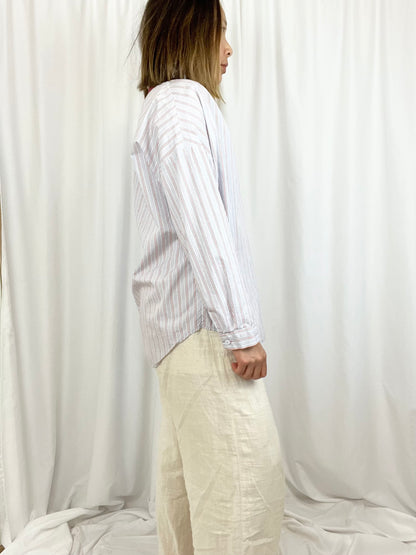 A SHIRT THING STRIPED PENELOPE TOP
