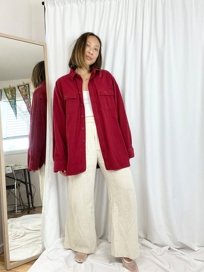 L.L. BEAN RED SHACKET