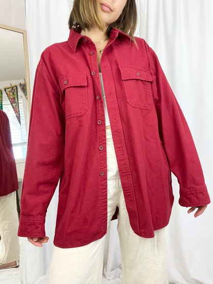 L.L. BEAN RED SHACKET
