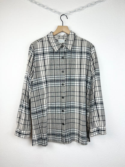 COLDWATER CREEK PLAID BUTTON DOWN
