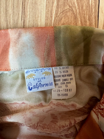 1970s STYLED IN CALIFORNIA LANDSCAPE DISCO SHIRT