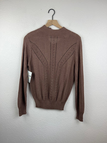 High Neck Knit Sweater Top