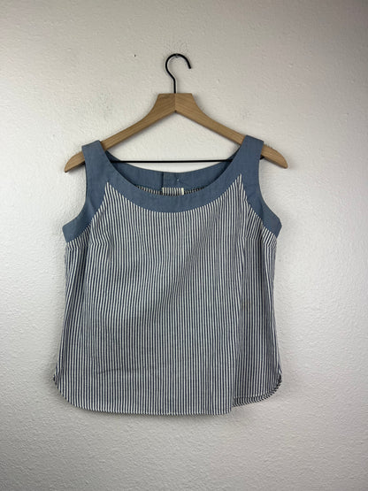Striped Wide Neck Top
