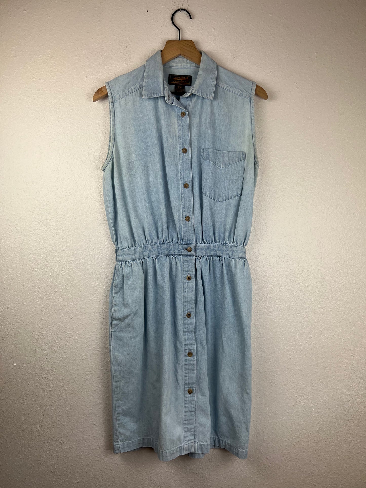 Eddie Bauer Light Blue Denim Dress