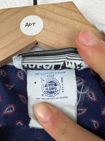 Union Made Blue Paisley Dress