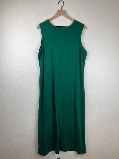 Forest Green Jersey Maxi Dress