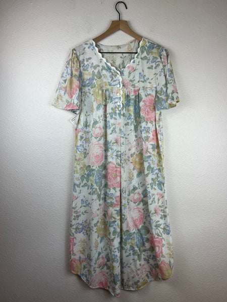 Cottagecore Floral Nightgown Dress