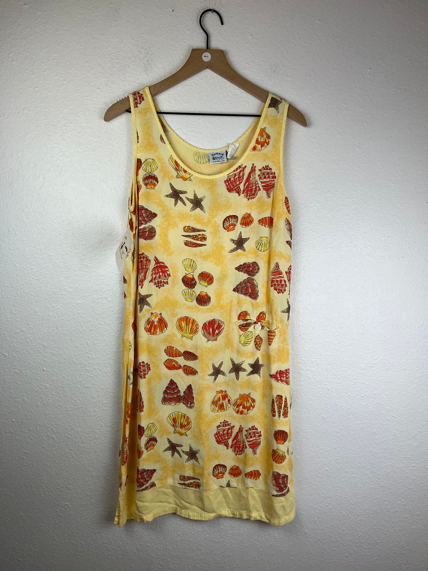 Yellow Seashells Dress