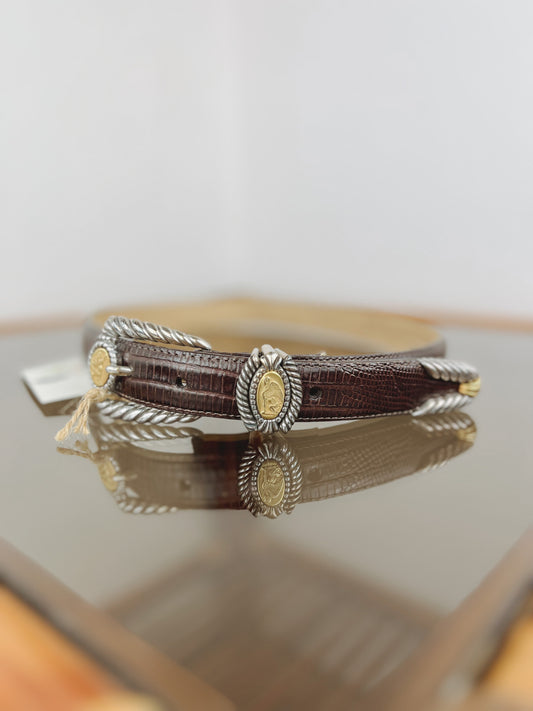 Brighton Museum Brown Leather Belt