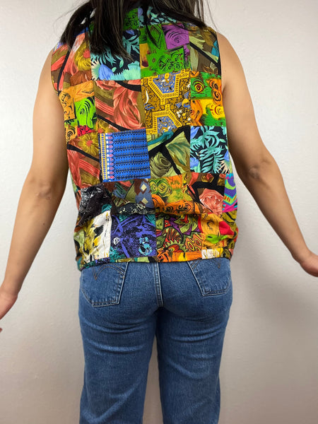 Colorful Patchwork Vest
