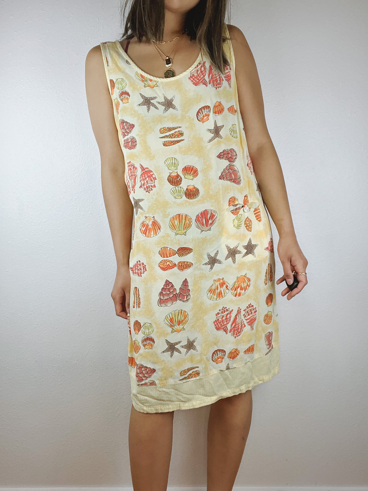 Yellow Seashells Dress