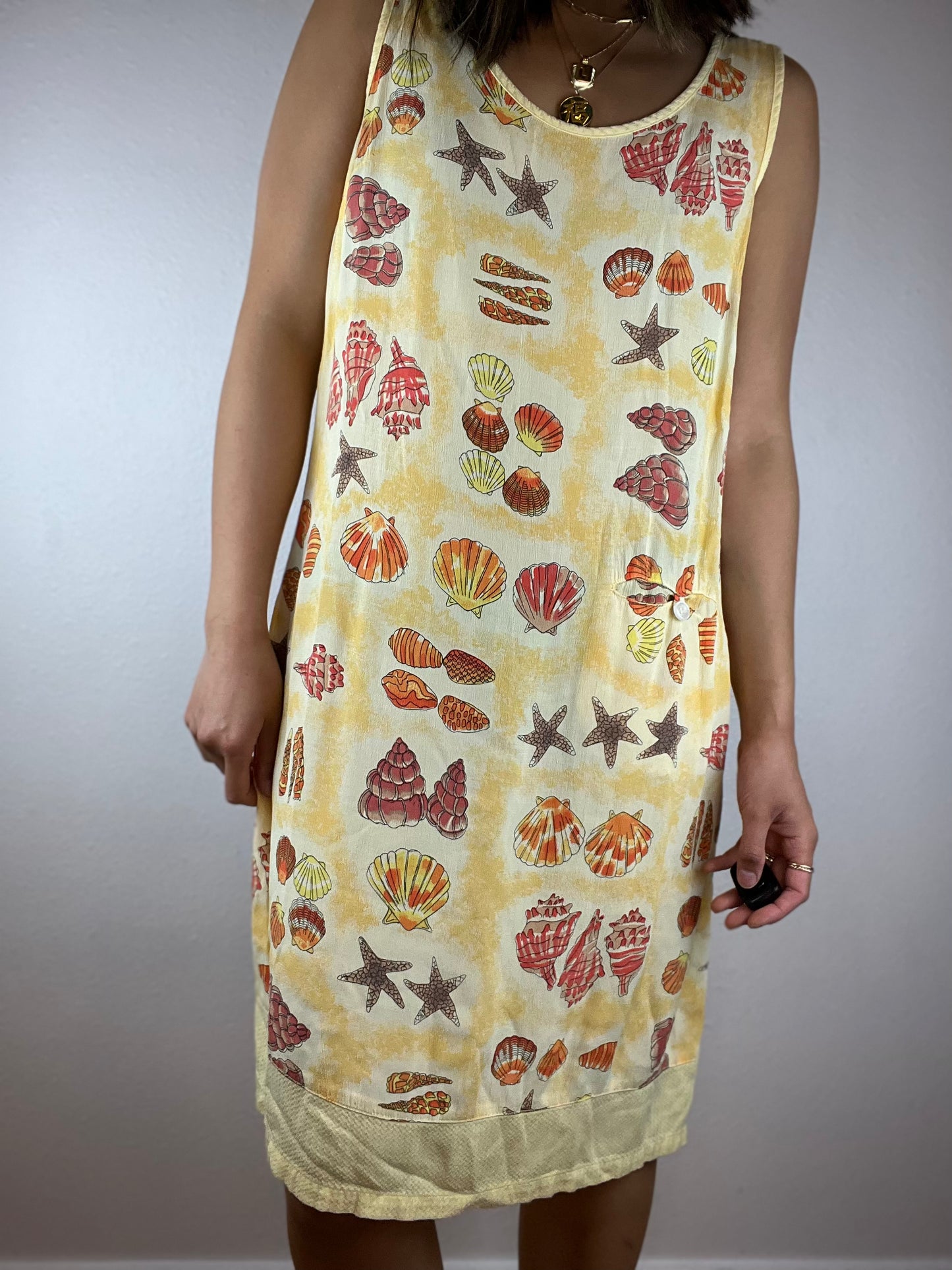 Yellow Seashells Dress