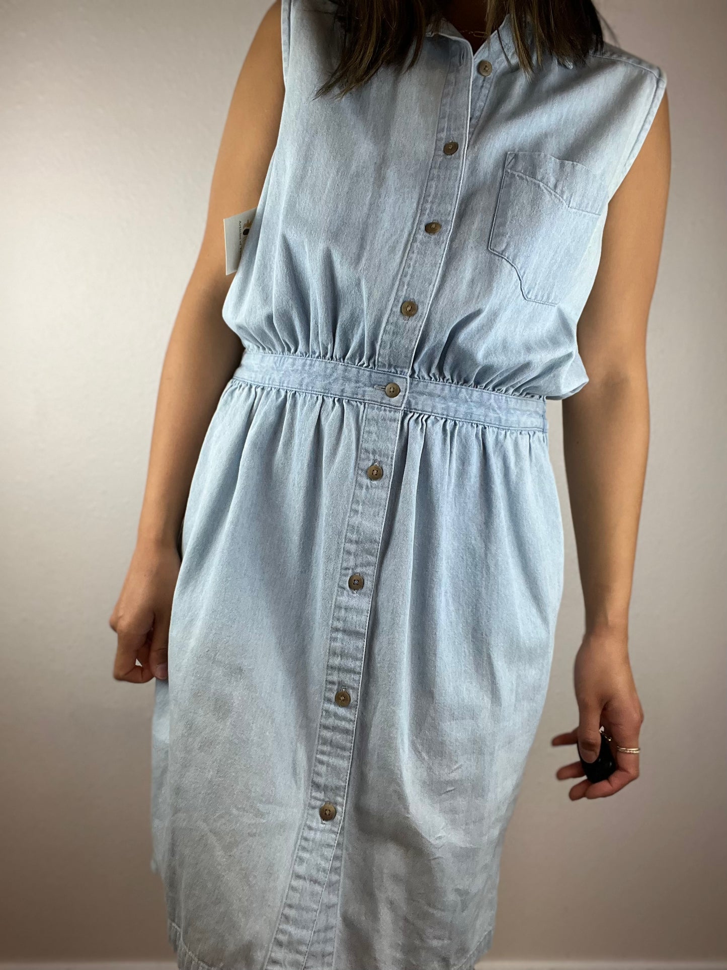 Eddie Bauer Light Blue Denim Dress