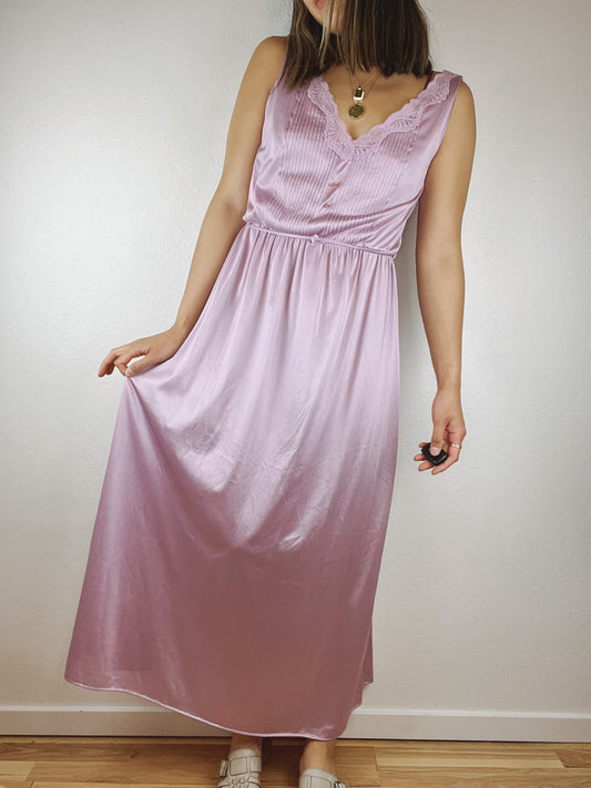 Lilac Maxi Slip Dress