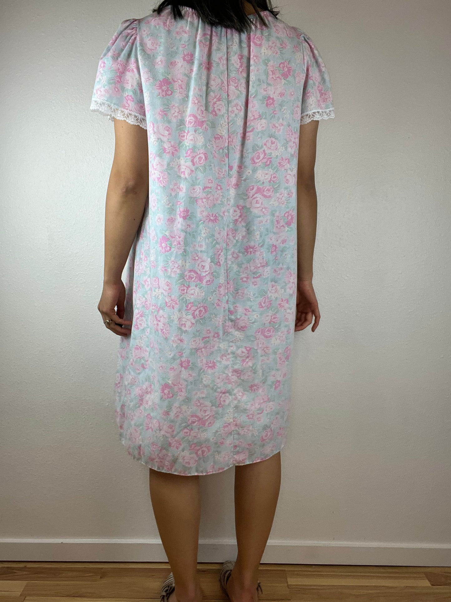 Vintage Soft Florals Cottagecore Dress