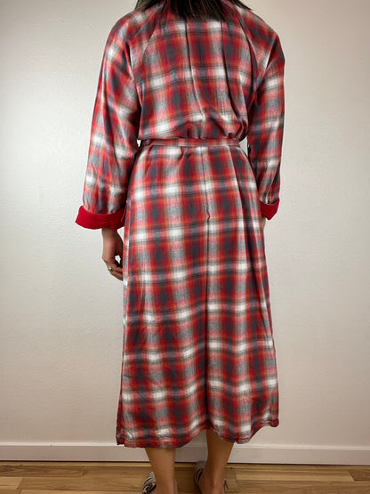 Jones New York Plaid Button Up Dress