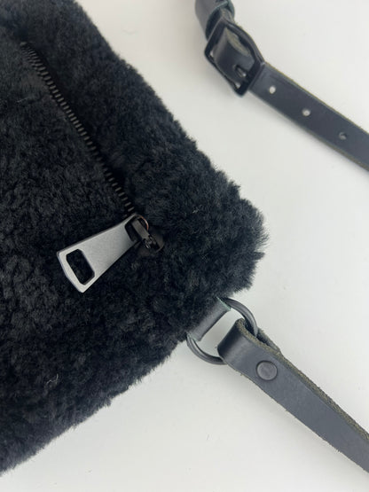 YBH BLACK SHEEPSKIN BAG