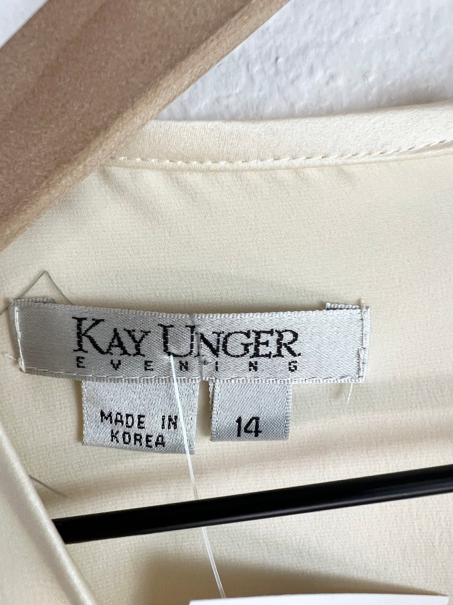 CREAM SILK FLOWY DRESS