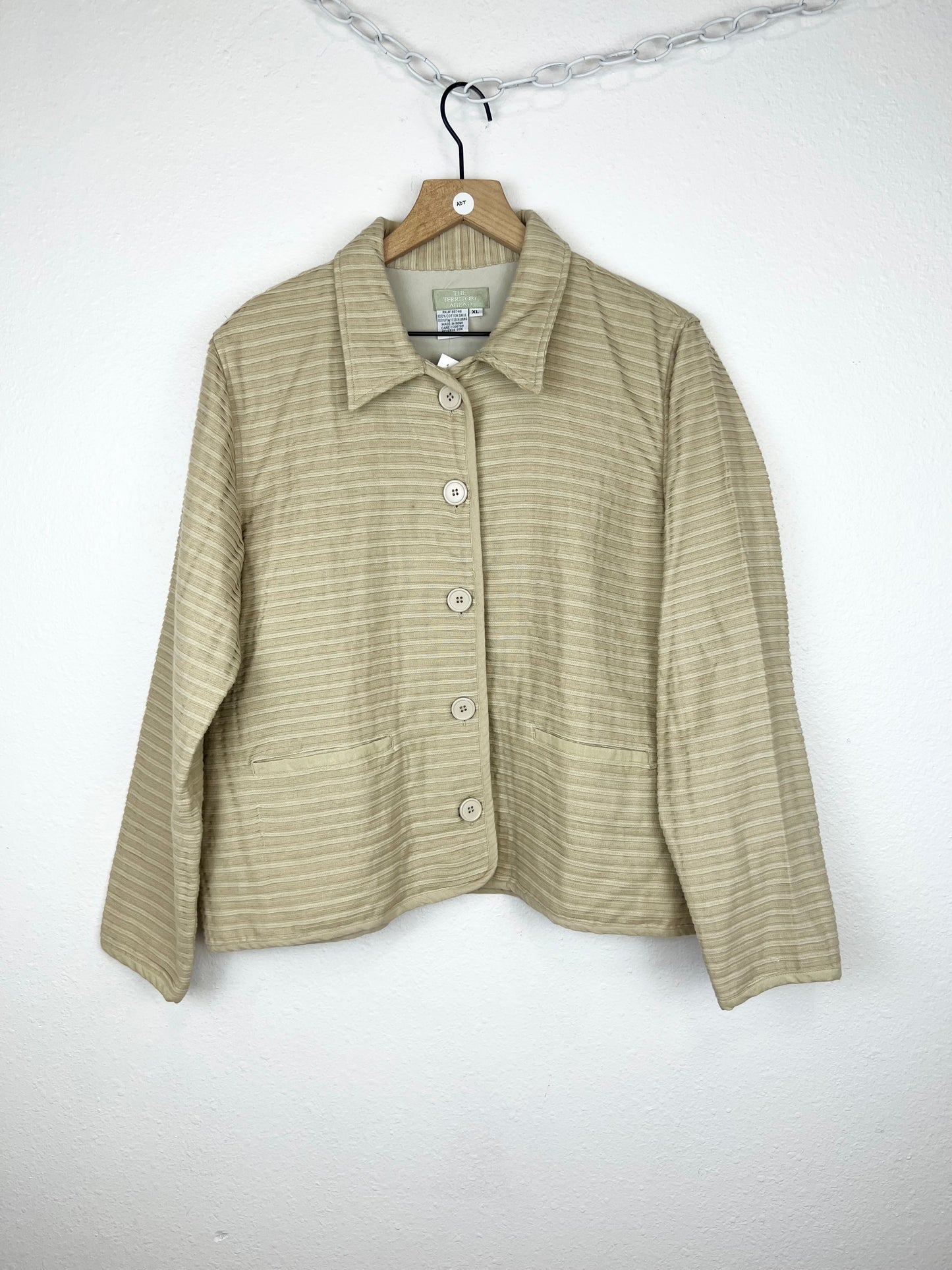 COTTON TAN CHORE COAT