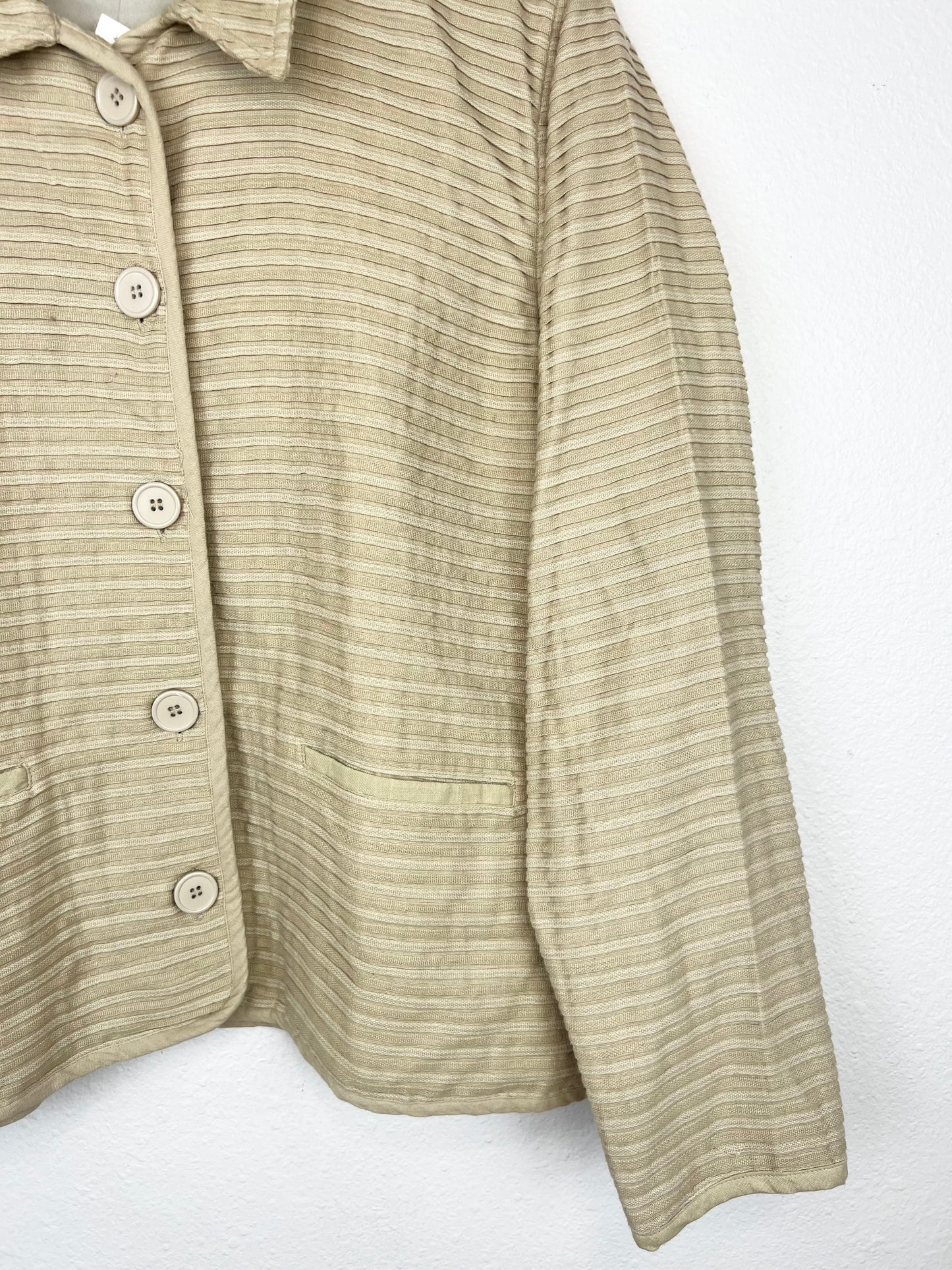 COTTON TAN CHORE COAT