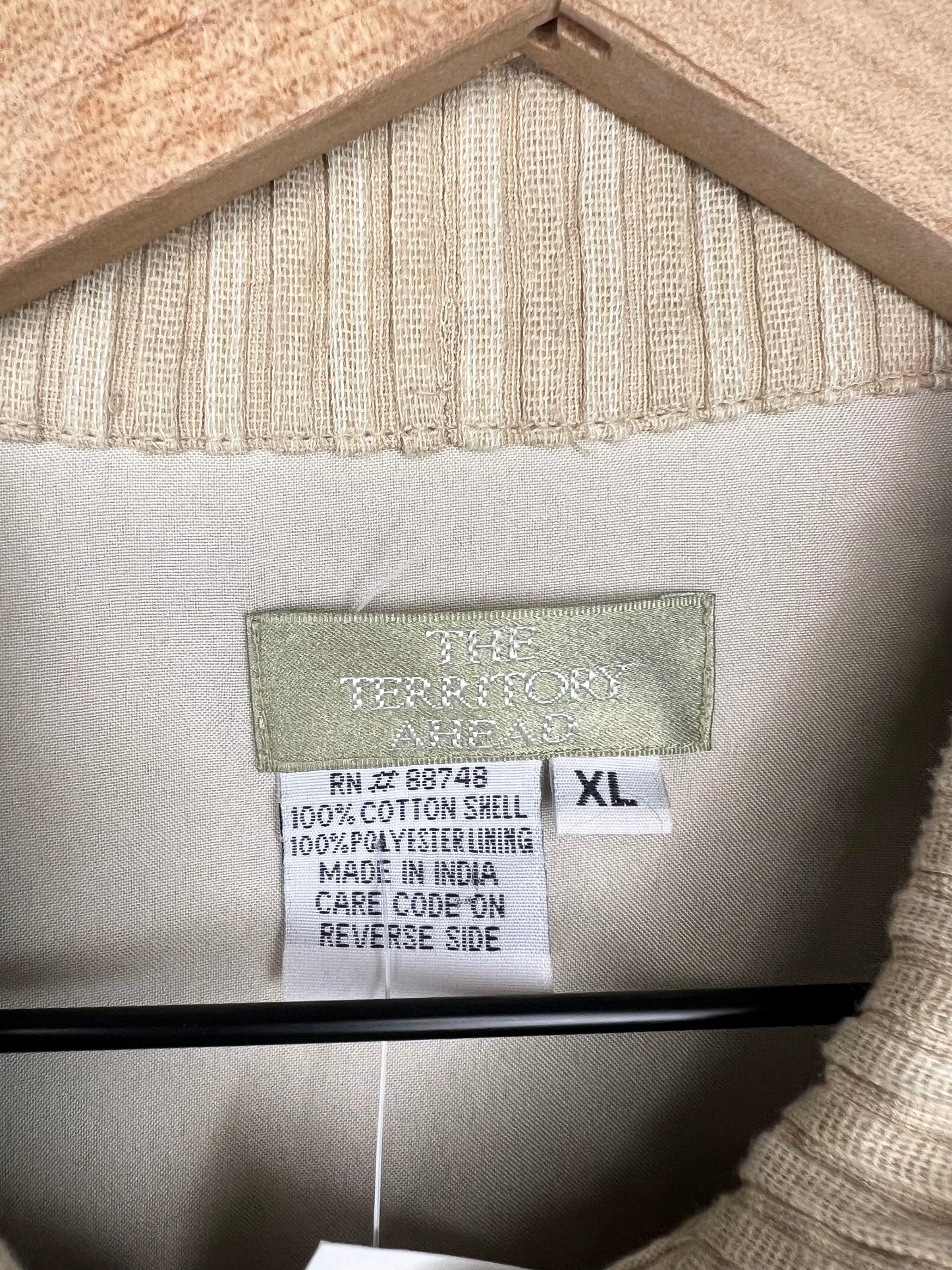 COTTON TAN CHORE COAT