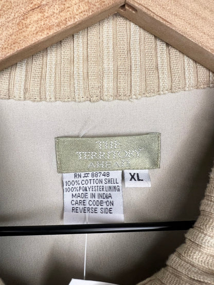 COTTON TAN CHORE COAT