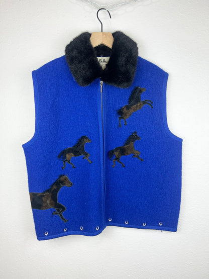 HORSE GIRL WOOL VEST