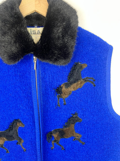 HORSE GIRL WOOL VEST