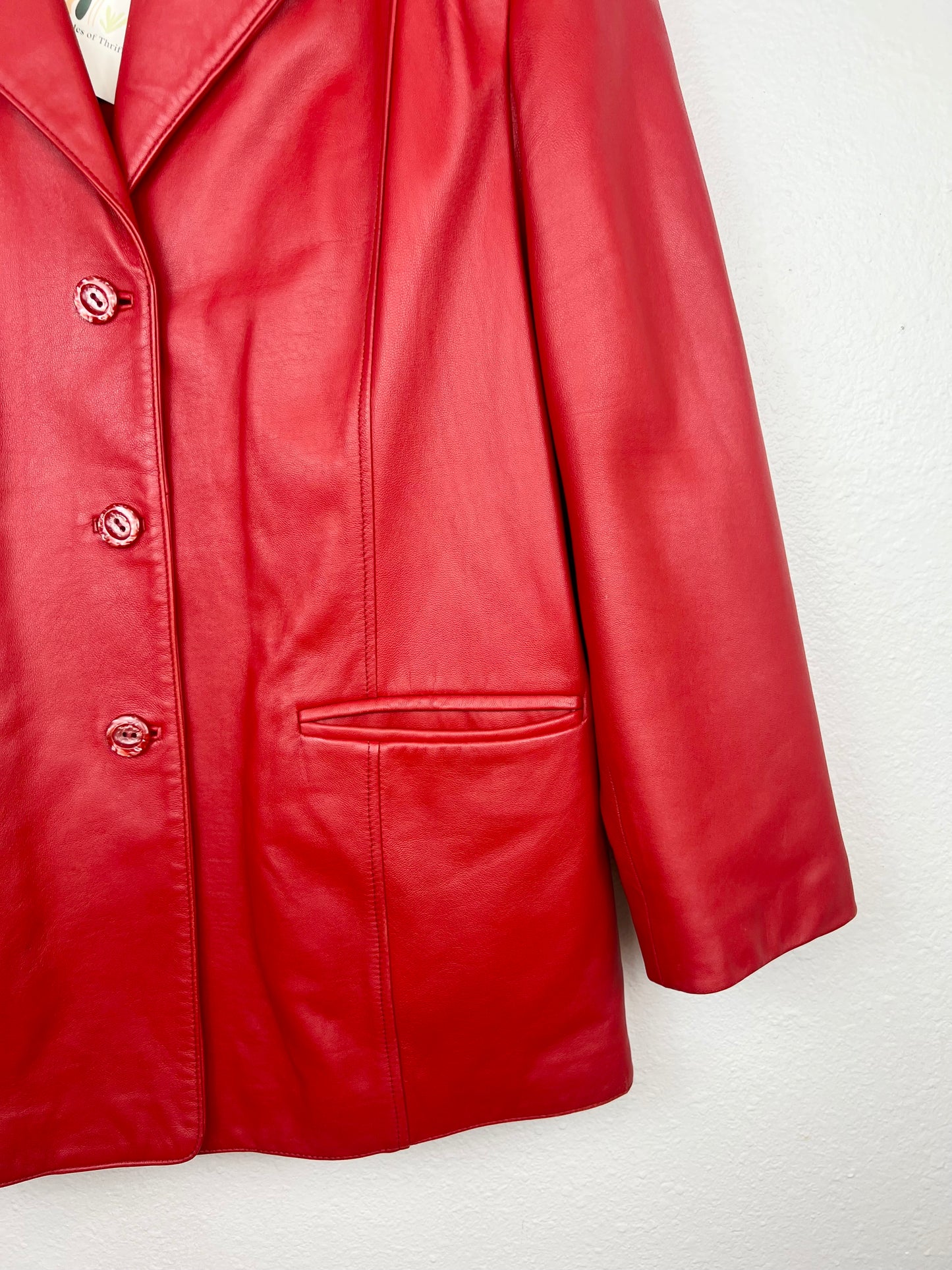 RED LEATHER JACKET