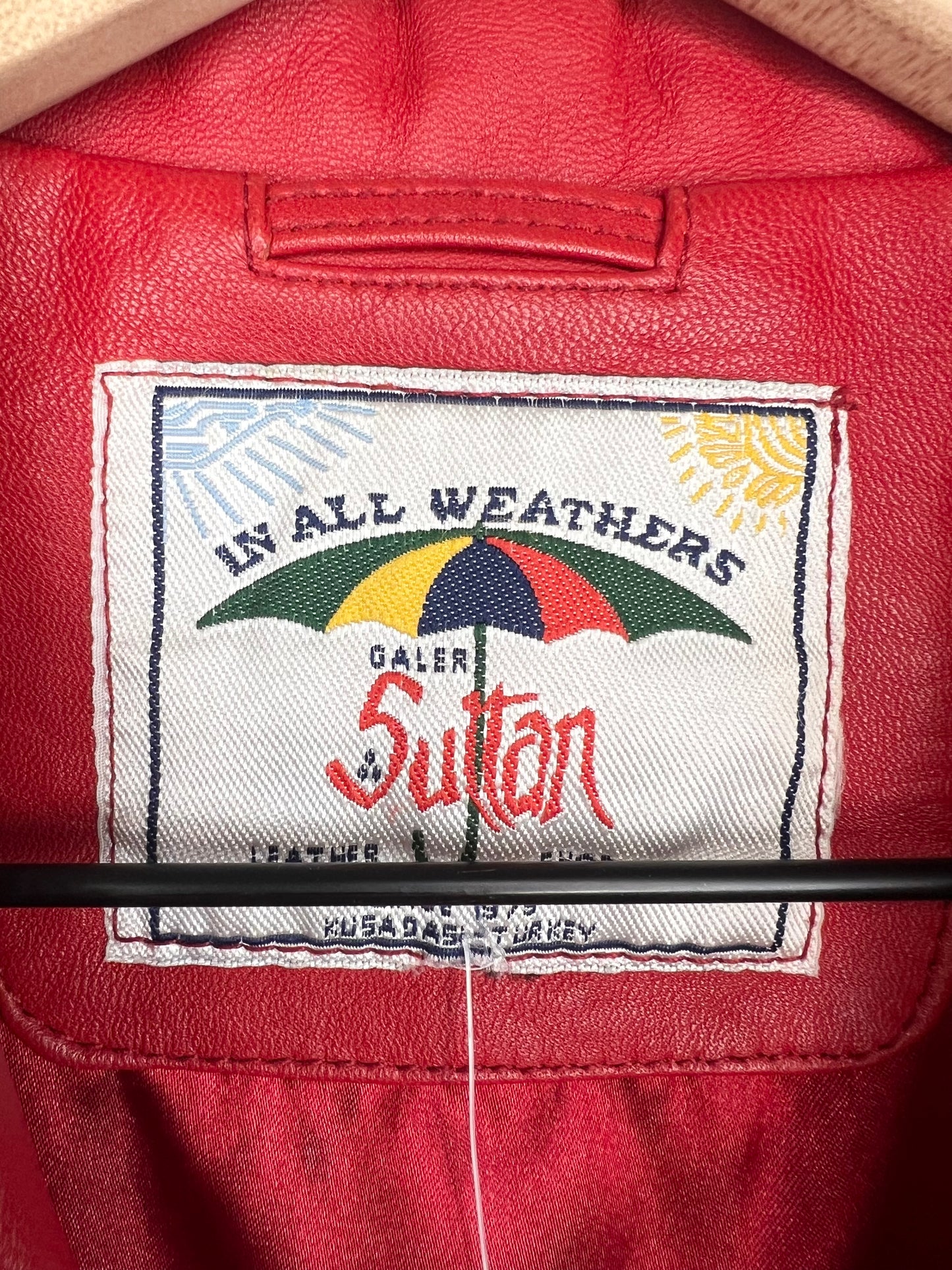 RED LEATHER JACKET