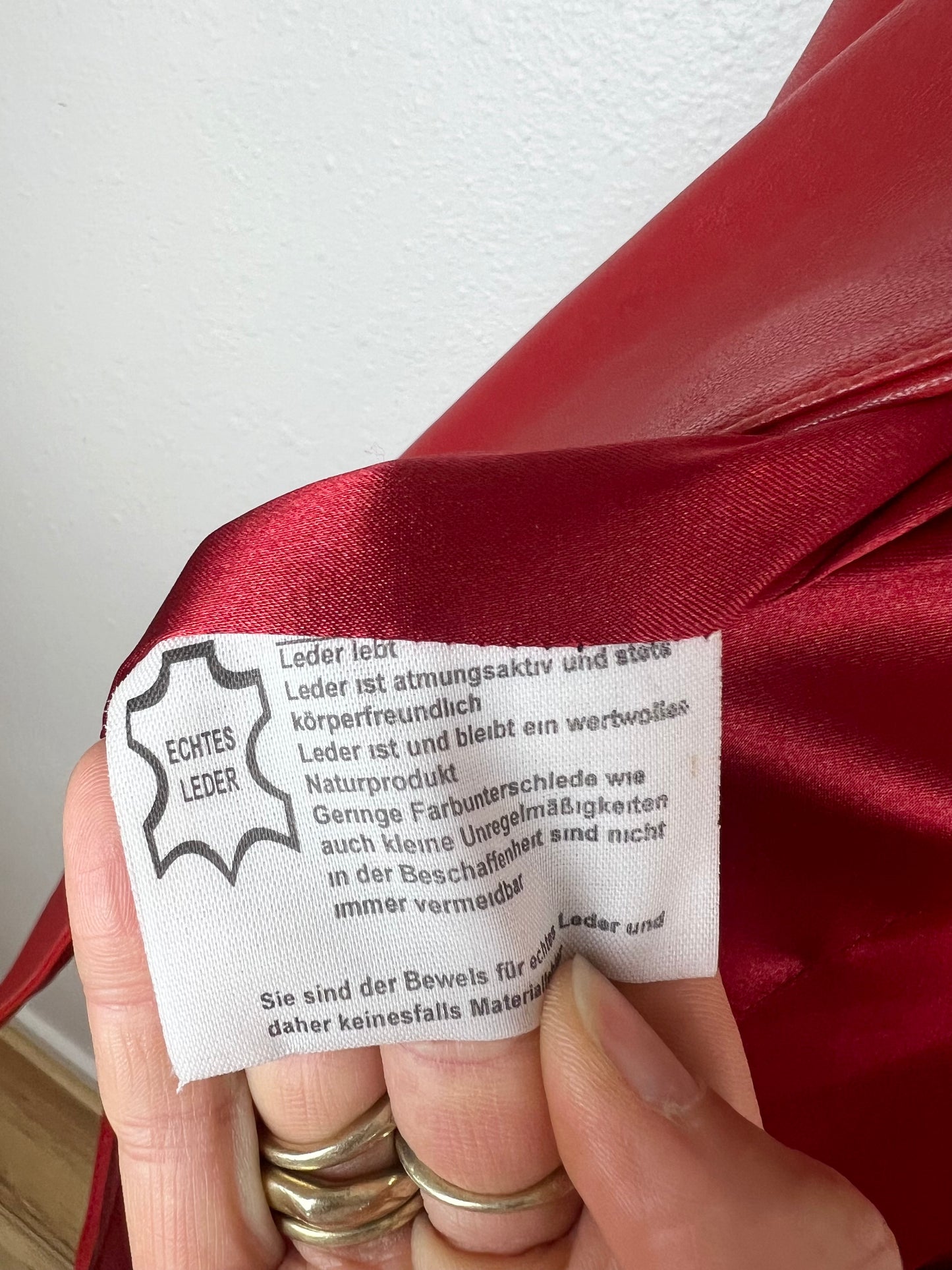 RED LEATHER JACKET