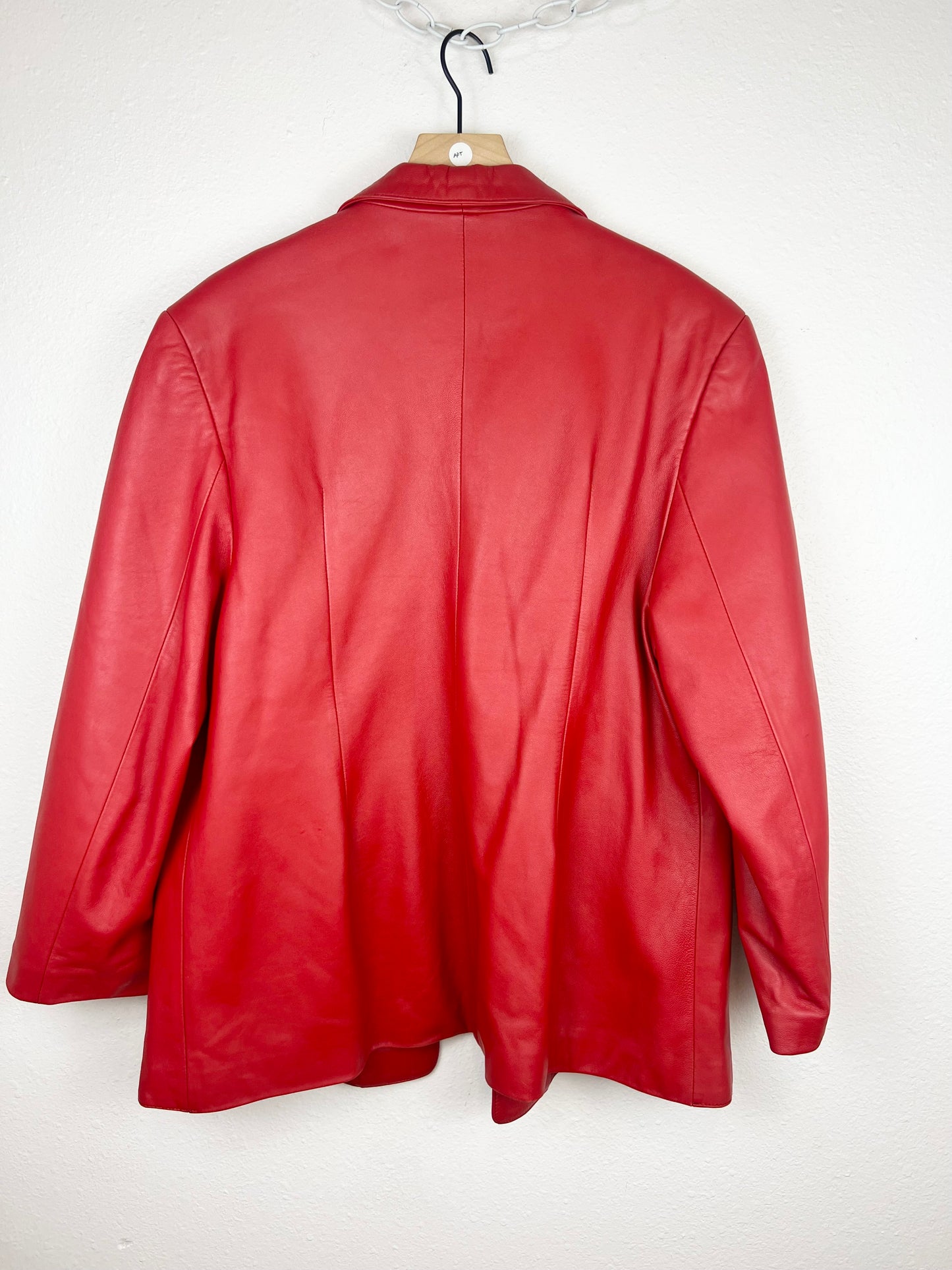 RED LEATHER JACKET