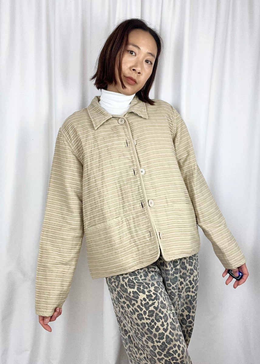 COTTON TAN CHORE COAT